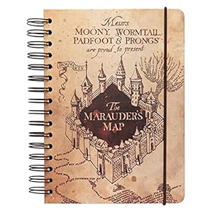 Grupo Erik Bullet Journal notitieboek Harry Potter de kaart van de rumdriver – hardcover notitieblok A5 ringband…