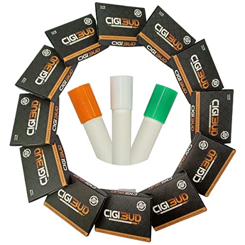 Image of Cigibud Nanoclean Filters | Featured on Shark Tank India 2.0 | Smoke & Tar Reduction for Better Health - Combo of - Orange Color - Pack of 6 - 180 Filters, White Color - Pack of 4 - 120 Filters and Green Color - Pack of 2 - 60 Filters