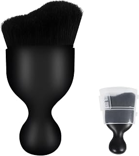 Auto Interior Dust Brush, Car Detailing Brush, Soft Bristles Detailing Brush Dusting Tool for Automotive Dashboard, Air Conditioner Vents, Leather, Computer,Scratch Free (Black)