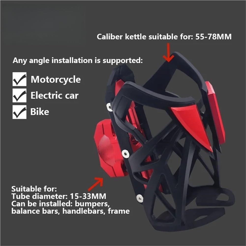 Portavasos Motocicleta Soporte para Botella De Agua, Termo para Bebidas, para Taza Café, Sdand, Motocicleta CNC para XADV 750 XADV750 Xadv750