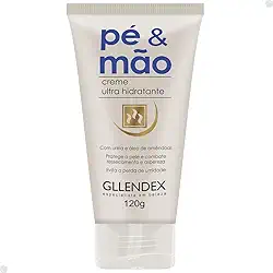 Creme Ultra Hidratante Pé e Mão com Uréia e Óleo de Amêndoas Doces 120g - Gllendex