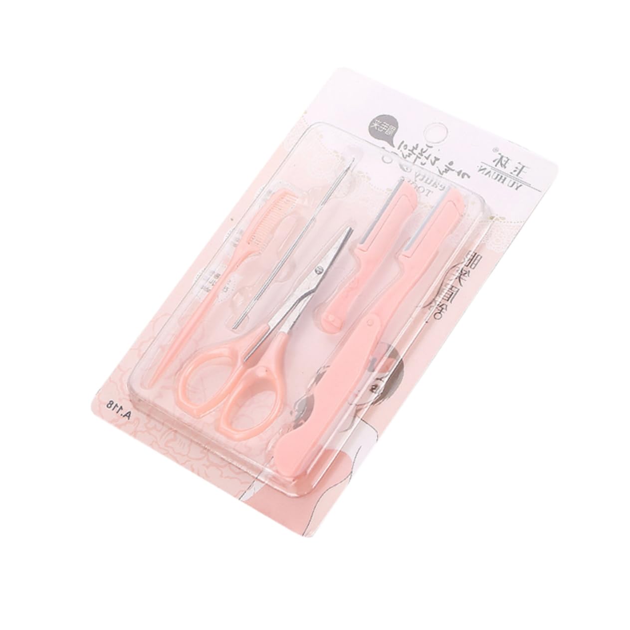 OSOLADY 5pcs Set Eyebrow Razor Kit for Women Razors for Face Facial Hair Remover Random Color