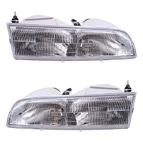 Brock 1992–1997 Ford Crown Victoria Headlights | OEM Replacement Pair