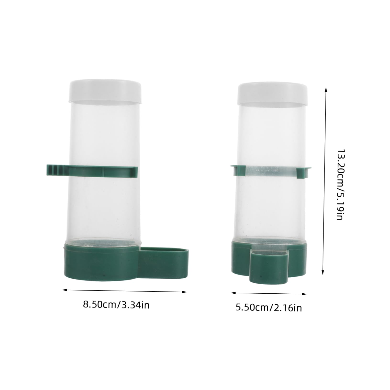 Happyyami 20pezzi Mangiatoia Automatica Per Uccelli Contenitore Per Sporcare Distributore d Acqua Per Gabbia Accessori Per Pappagalli e Parrocchetti