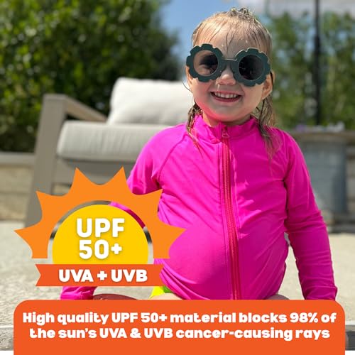 Image of SwimZip UPF 50+ Long Sleeve Rash Guard for Boys' and Girls' - Baby, Toddler, Kids