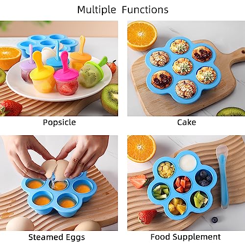 Jbyamus NBZB-235 Silicone Popsicle Molds, Ice Pop Molds, Storage Container For Homemade Food, Kids Ice Cream Diy Pop Molds - Bpa Free  thumb #5
