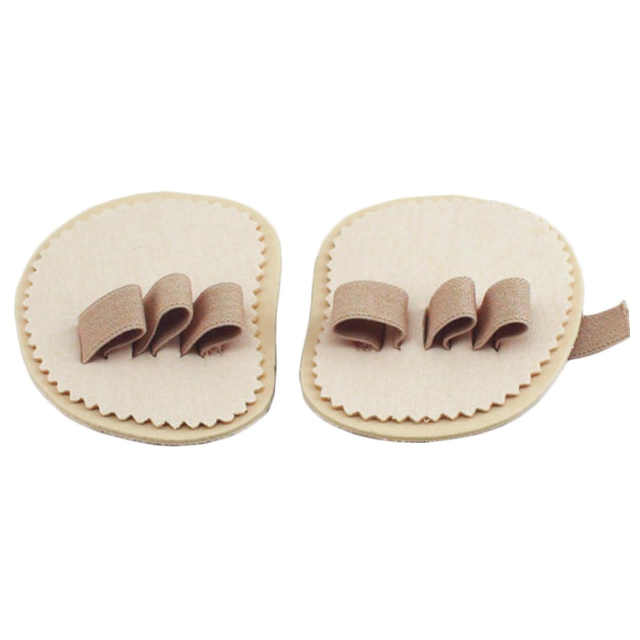 GOOHOCHY 1 Pair Pads Straightener Bunion Pads for Overlapping Mallet Lightweight Comfortable 3 Spreader Correctors