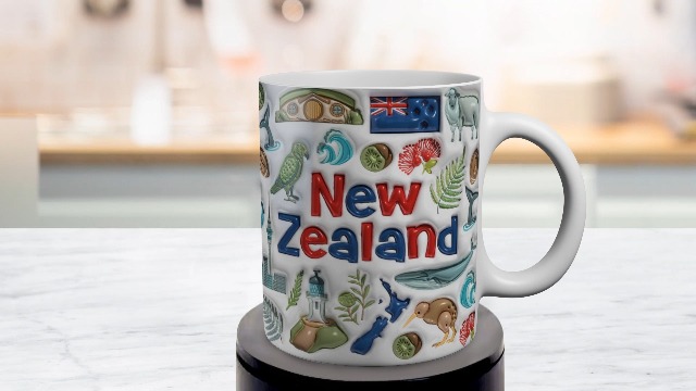 Amazon.com: Lotacy New Zealand Symbols Colorful 2D Printed Ceramic Coffee  Mug With Flag, 11oz, New Zealander Souvenirs and Gifts : Home & Kitchen