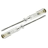 MEETOOT 2pcs 100-500V Flathead Screwdriver Electric Pen Circuit Tester Pen 3MM