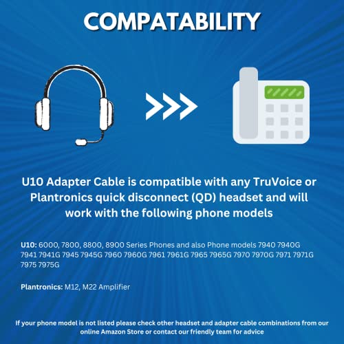 Truvoice Hd-100 Professional Headset With Noise Canceling Microphone & Hd Sound - Compatible With Cisco 6000, 7800 And 8800 Series Phones And 7931 7940 7941 7942 7945 7960 7961 7962 7965 7970 7975 #TOP4