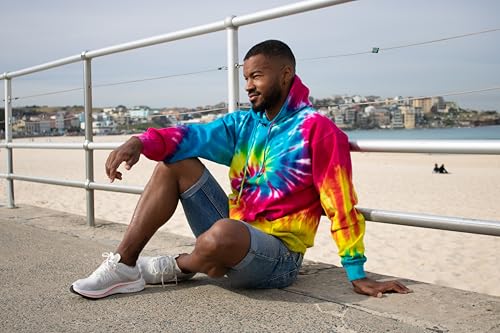 Image of Colortone Tie Dye Pullover Hoodies for Women and Men - Classic Fit Sweatshirts