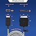 49.2ft/15m One Invisible Connection Optical Cable (Newest Model) VG-SOCR15/ZA for Samsung TV QN43-85 inches LS03CA LS03BA LS03AA QLED 4K 8K The Frame TVs