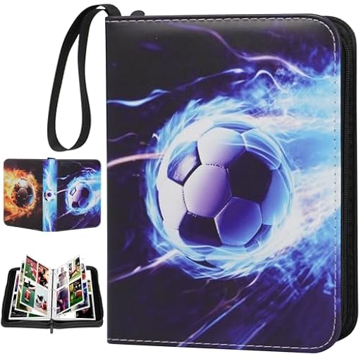 Realjoy Álbum Fútbol Cartas, Álbum de Cartas Coleccionables de Fútbol,50 Páginas 400 Tarjetas, Carpeta para Niños y Niñas | Ya disponible en tu tienda friki favorita! En mundofriki.es!