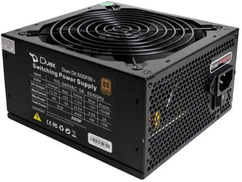 Fonte de Alimentação Duex DX-500FSE 500W com cabo