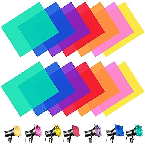 ANTHYTA 14 PCS Filtros de Colores de PVC Cover
