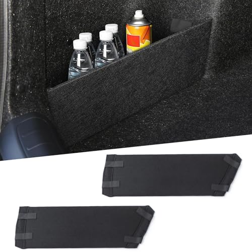 MOTOESCOT Universal Car Rear Trunk Organizer Side Divider Liner Waterproof Auto Trunk Storage Organizer Side Baffle Board, Self-adhesive Auto Storage Divider Board Compatible with Honda Accord CIVIC