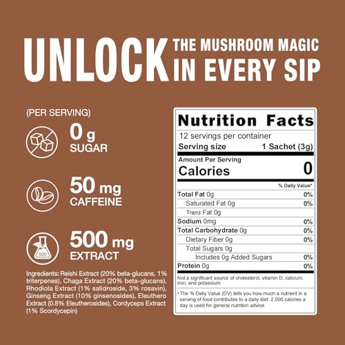 ECO-TASTE 7-in-1 Mushroom Coffee Mix