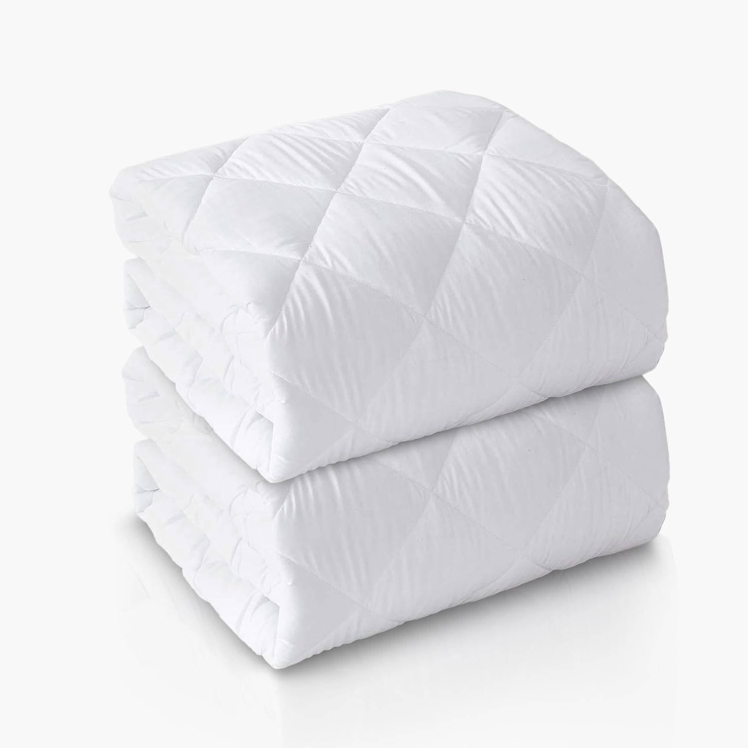 Single Mattress Protector - Pack of 2 Quilted Mattress Cover (91x190cm) – Premium Microf...
