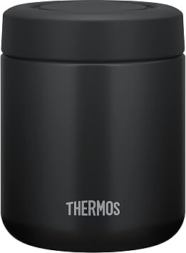 Thermos JBR-301 BK Vacuum Insulated Soup Jar, 10.1 fl oz 300 ml, Black, Standard Model, Hot & Cold Clean, Easy to Clean, Round Mouth Design
