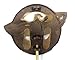 WWII Grave Marker, Bronze Cemetery Plaque for an American Veteran, Memorial Flag Holder, Made in USA