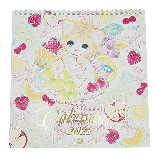 クローズピン 2022年 カレンダー 壁掛 ミニスクエア 飴ノ森ふみか フルーツ CL95579