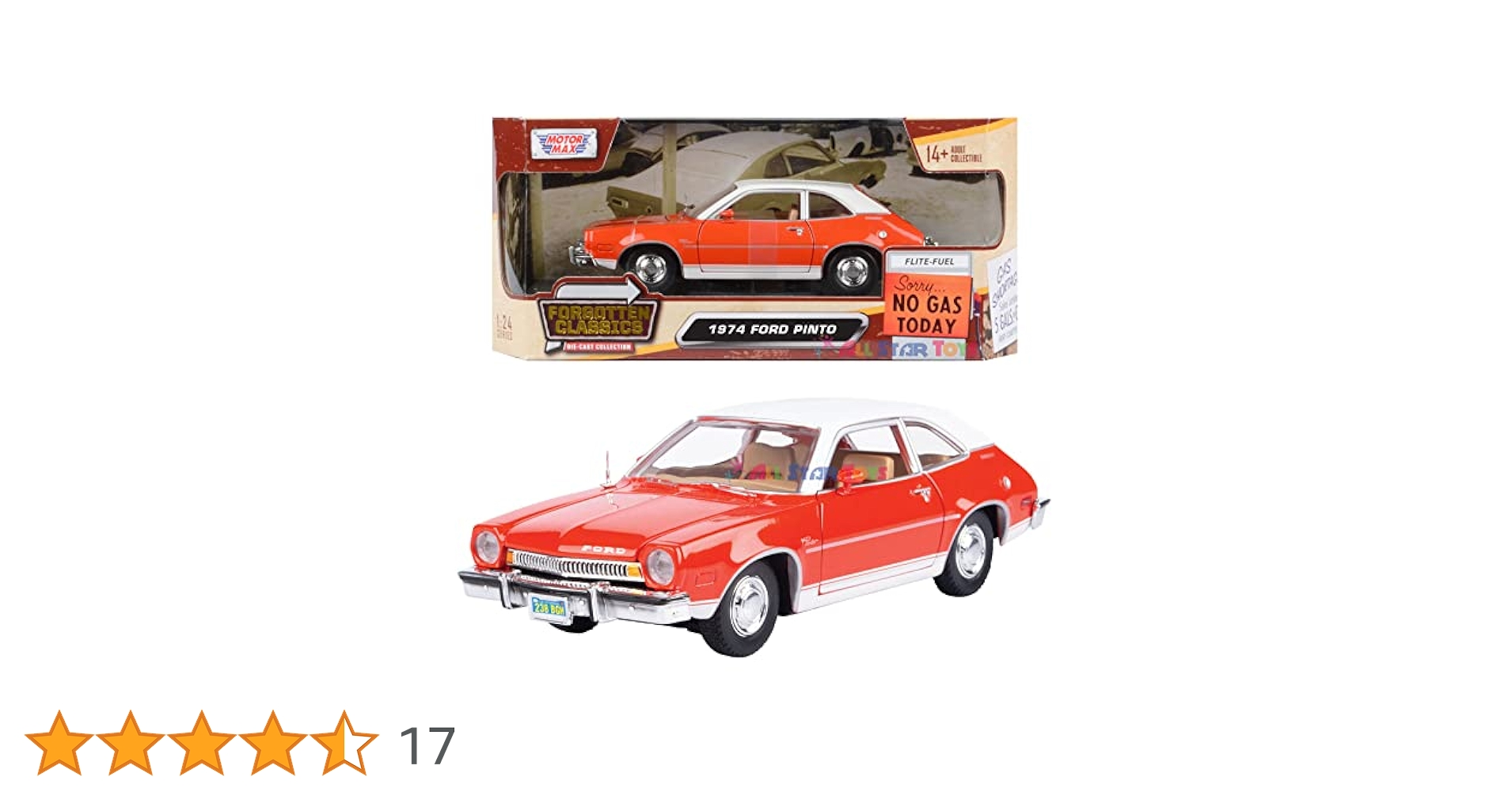 Amazon.co.jp: Motormax 1974 フォード ピント 1:24スケール