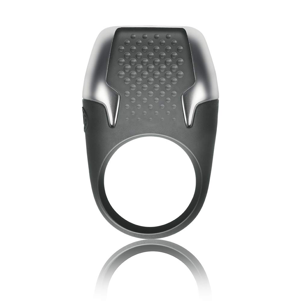 Vibratore rabbit ricaricabile con doppio sistema vibrante + anello per pene C-Ring con 10 funzioni