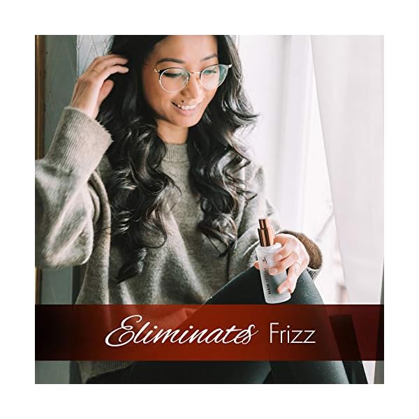 HerStyler Hair Repair Serum - Argan Oil Hair Serum for Frizz Control, Shine and Straightening - Serum for Hair with Vitamin E and Aloe Vera - 2 Fl. Oz. / 60 Ml