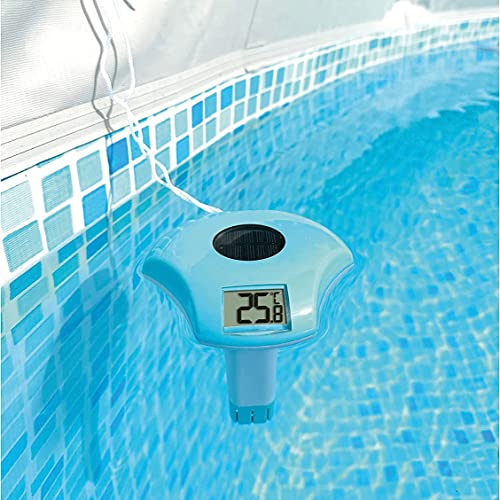Rinmee Solar Digital Pool Thermometer Floating, Large Easy-To-Read Screen Display And Bold Numbers, High Accuracy And Wide Measuring Range For Swimming Pool, Spa, Hot Tub, Ice Bath, Fish Pond #TOP1