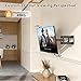 TV Wall Bracket for 26-70 Inch Flat & Curved TVs and Screens - Swivel Tilt TV Brackets - Full Motion TV Wall Mount - VESA:100x100-400x400mm - Up to 45kg - With Spirit Level