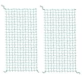 YGHH 2 Piezas Red de Malla de Jardín de Frutas, Red de Escalada de Plantas, Red Trepadora Plantas, Jardinería PE Red para Enredaderas para Frijoles, Frutas, Vid Jardinería, Flores (Verde)