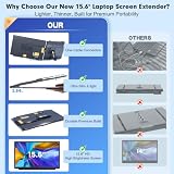 Loreinstent 15.6" Laptop Screen Extender