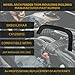 Dasbecan Front Left Fender Trim Compatible with Jeep Renegade 2015-2022 Fender Flares Wheel Arch Moulding Driver Side Replaces# CH1290113 5XB65LXHAA