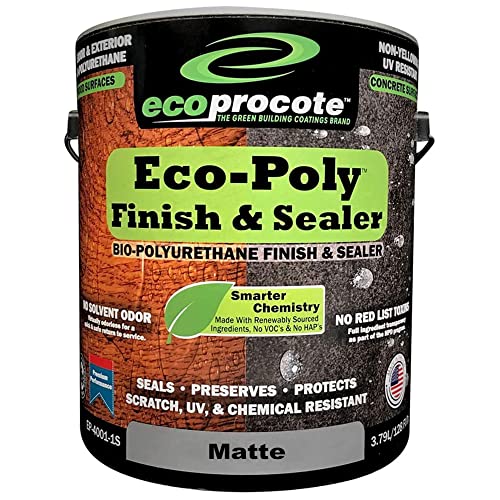 Eco-Poly Polyurethane Sealer — Non-Toxic, Low Odor, Quick-Dr...