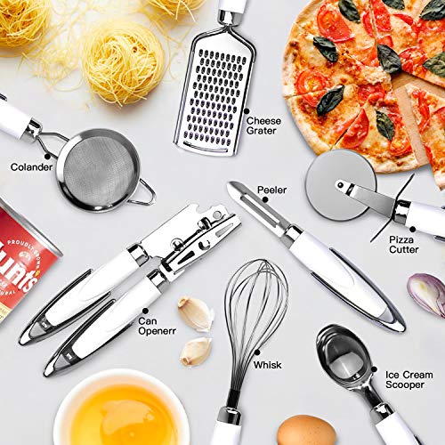 image for Magic Hue SVIPEAR 8 Kitchen Cooking Stainless Steel Utensil Set - Kitc