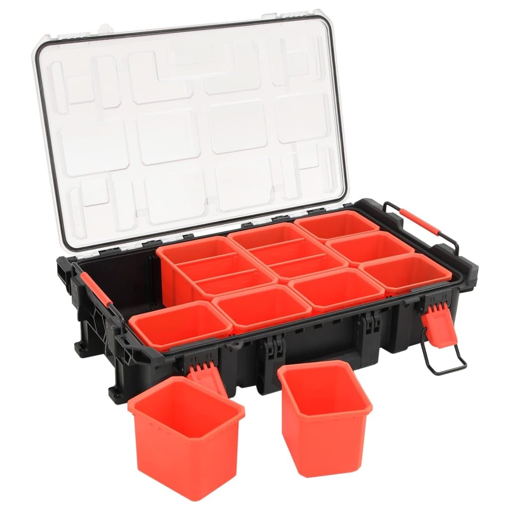 Valigia per viaggi in aereo, portatile, nera, rigida, 55,5 x 34,5 x 13,5 cm, in polipropilene e ABS, antiurto, impermeabile, con inserto in schiuma, per attrezzature fotografiche ed esterni