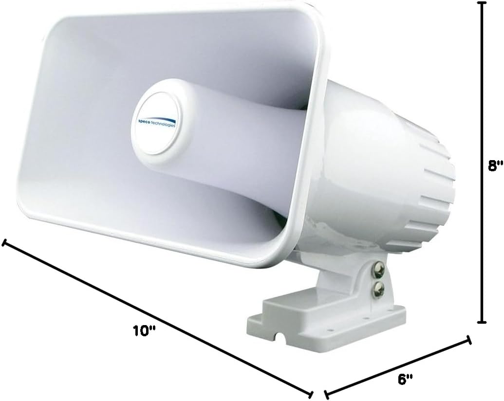 Speco 5inch x 8inch Weatherproof PA Speaker - 8 ohm