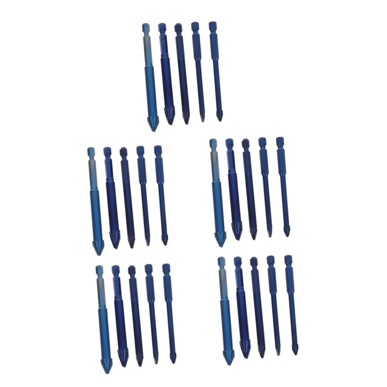 SHINEOFI 5 Set Punte Eccentriche Per Muratura Da Dritta Per Ceramica E Calcestruzzo Resistente Da Te E Professionisti 5 Pezzi*5
