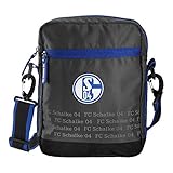 gelsenkirchen schalke arena trödelmarkt Material: Polyester Schalke 04 FC Schultertasche Umhängetasche grau