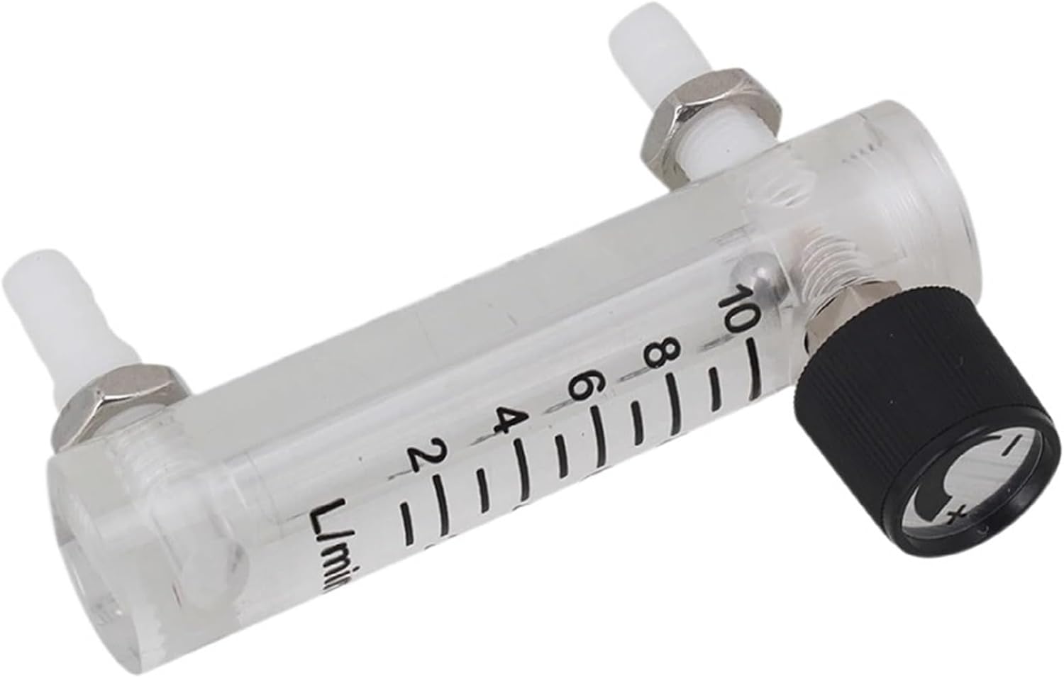 LZQ-3 Acrylic Flowmeter (0-10 LPM Flow Meter) with Control Valve for Oxygen/Air