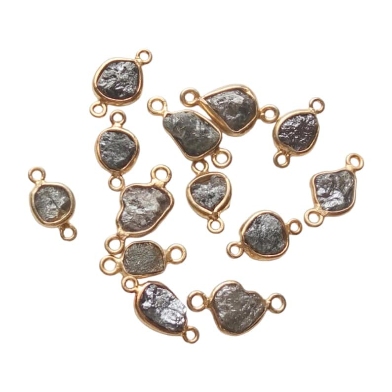 Connecteur diamant brut pour créer des bijoux bohèmes chics
