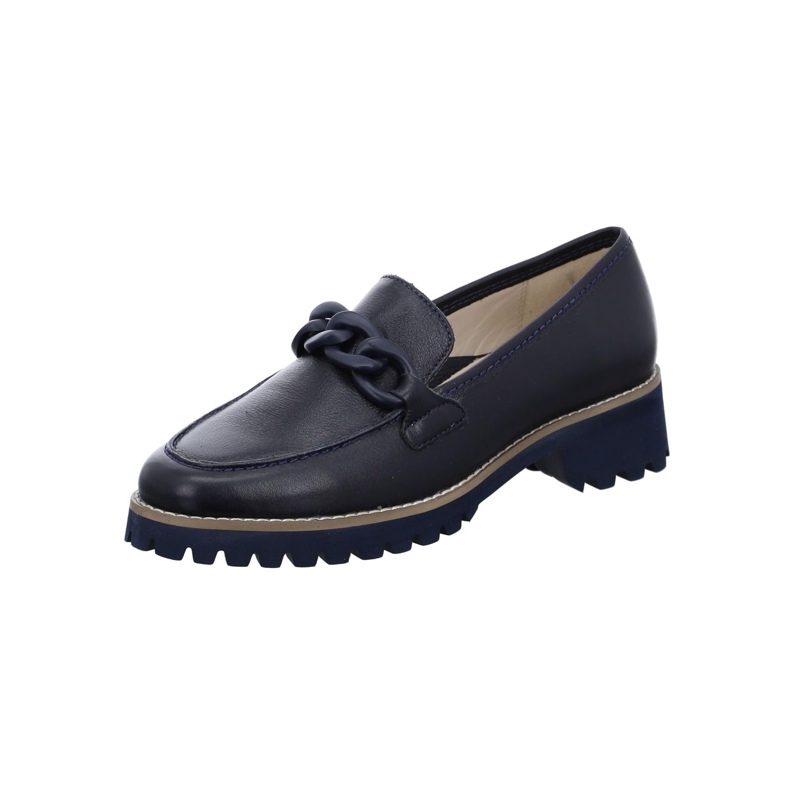 ARA Women's Kent Loafer, Blue, 37.5 EU Schmal