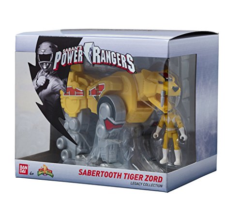 Power Rangers Mighty Morphin Sabertooth Tiger Zord Action Figure, Sabretooth Tiger Zord #TOP5
