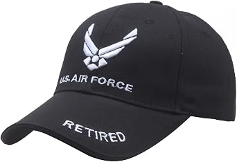Air Force Baseball Hat Embroidery Cap Adjustable Veteran Cap Dad Cap