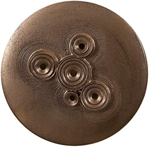 Studio A Wall Mounted Galileo Disc Reactive Glaze, Small, Bronze