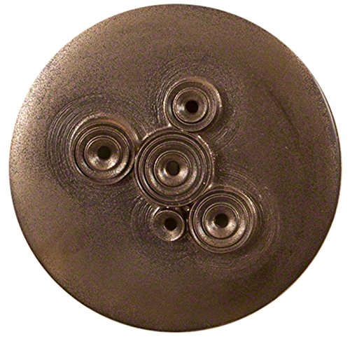 Studio A Wall Mounted Galileo Disc Reactive Glaze, Small, Bronze