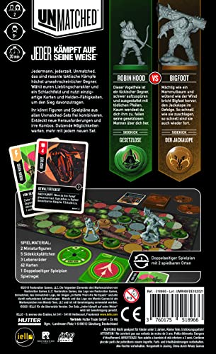 IELLO Unmatched - Gioco di strategia Robin Hood e