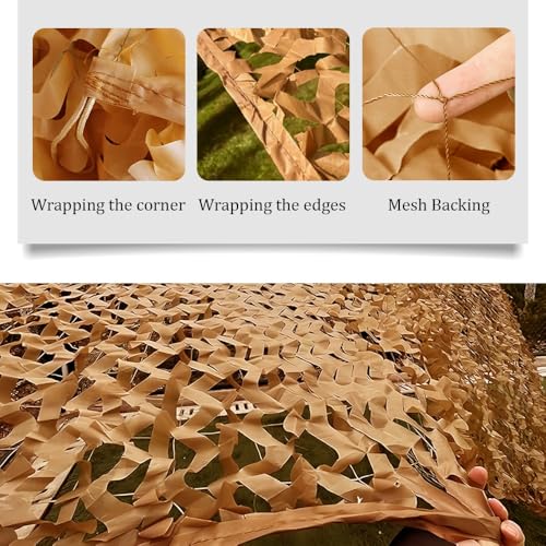 Tarnnetz Oxford mit Mesh – Outdoor für Garten, Camping, Balkon, Zaun & Terrasse Dekoration – Ideale Tarnabdeckung für mehr Privatsphäre und Ästhetik