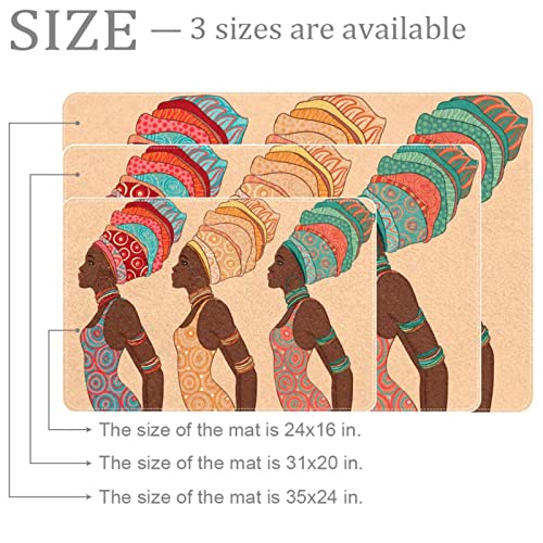 Vbfofbv Rug For Bedroom, Bath Mat, Kitchen Rug, Washable Throw Rug For Kitchen, Laundry, Doorway, Porch, African Woman Vintage Art Ethnic #TOP1