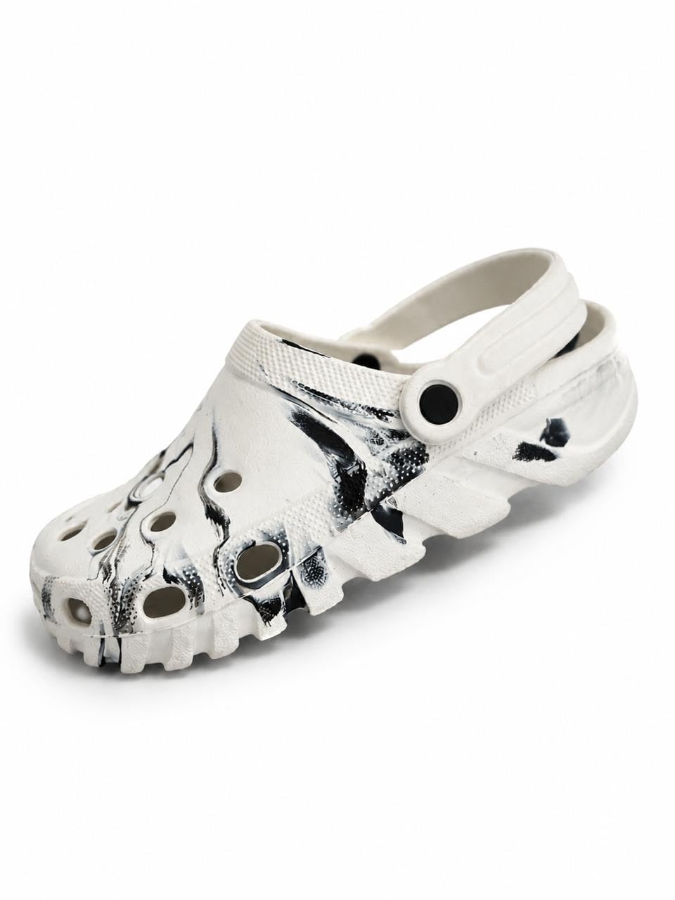 Men's Lightweight EVA Clog Shoes, Slip-On, Anti-Slip, Waterproof, Breathable Casual Outdoor Footwear, White-picture-48